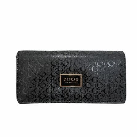 Billetera GUESS Monograma Negro