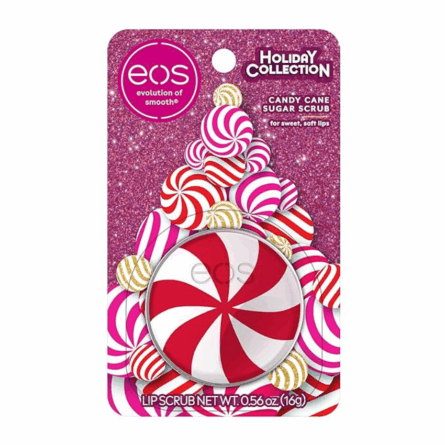 EOS, Exfoliante labial navideño, Candy Cane 16g
