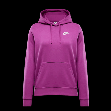 NIKE, Polera con capucha Sportswear Club Fleece