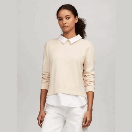 Tommy Hilfiger, Suéter con efecto capa de camisa
