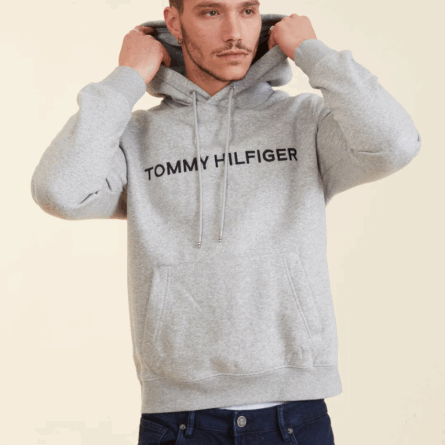 Tommy Hilfiger, Polera con Capucha logo bordado