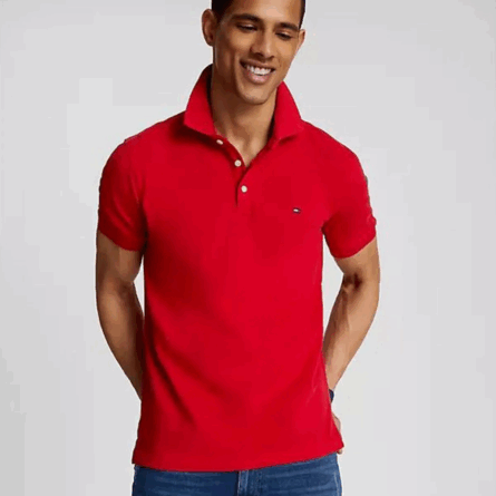 Tommy Hilfiger, Polo con logo bordado