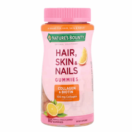 Nature's Bounty, Gomitas para el cabello, la piel y las uñas con Colágeno y biotina