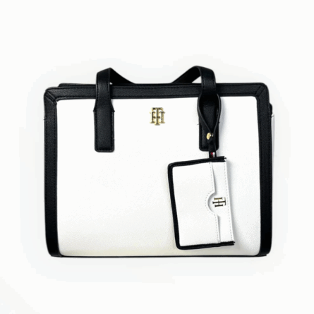 Tommy Hilfiger, Cartera Mediano Blanco mini Wallet