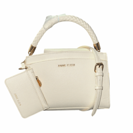 Anne Klein, Cartera de mano cuero texturizado y estructurado