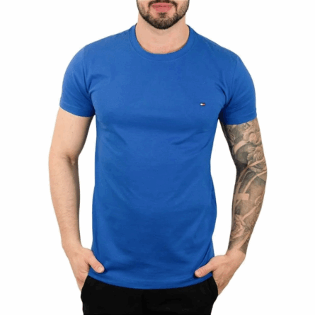 Tommy Hilfiger, Polo de Corte Regular con Logo Bordado