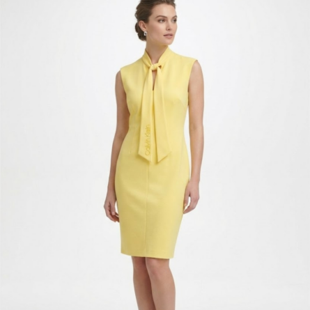 Calvin Klein, Vestido Cuello Corbata